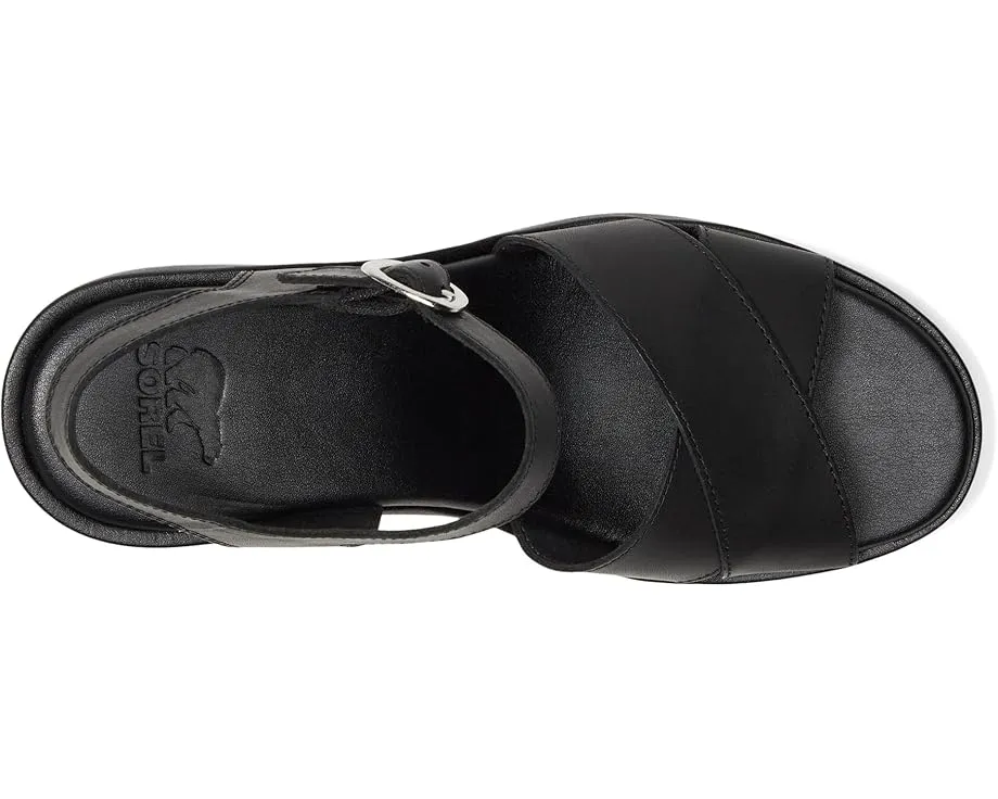 Сандалии SOREL Sunpeak Wedge на щиколотке с регулируемой застежкой