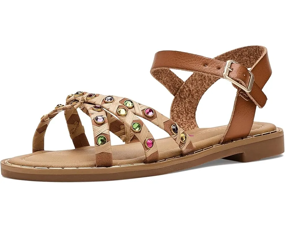 Детские сандалии Steve Madden Gillian с украшениями из стразов и регулируемой бретелью