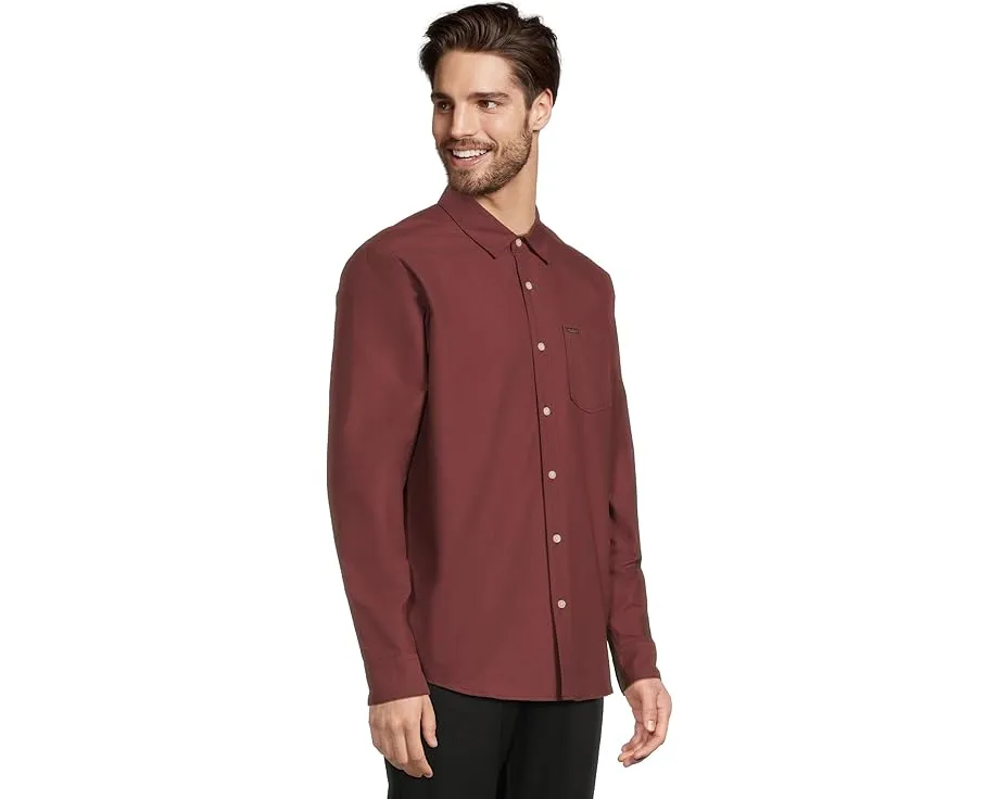 Рубашка Veeco Oxford с длинным рукавом и технологией 3XDRY Volcom