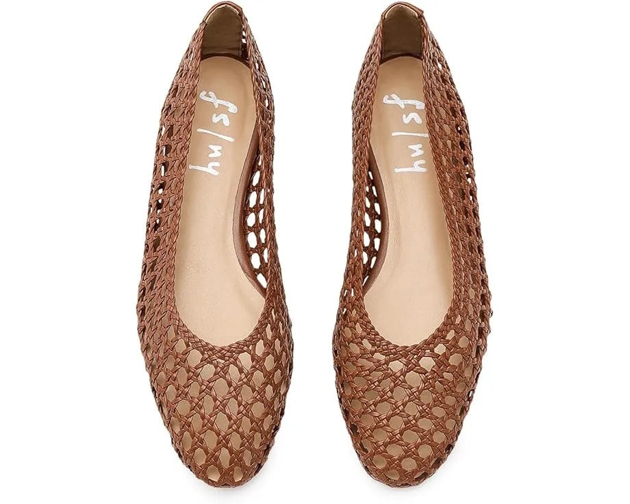 Балетки Rosalie из плетеной кожи с мягкой стелькой French Sole