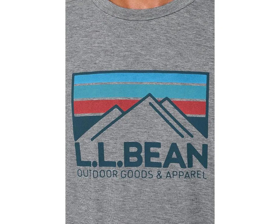 L.L.Bean футболка Everyday SunSmart Tee с коротким рукавом и принтом