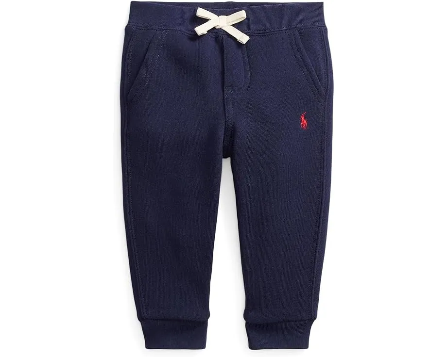 Детские брюки Polo Ralph Lauren Kids из флиса с манжетами