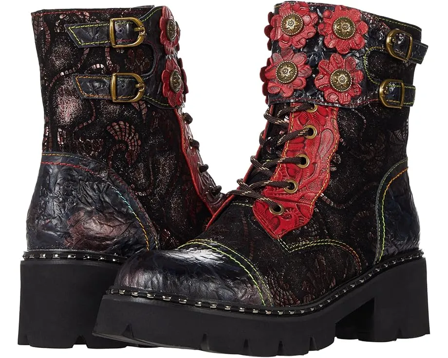 L'Artiste by Spring Step Limitless ботинки с двойными пряжками и тракторной подошвой