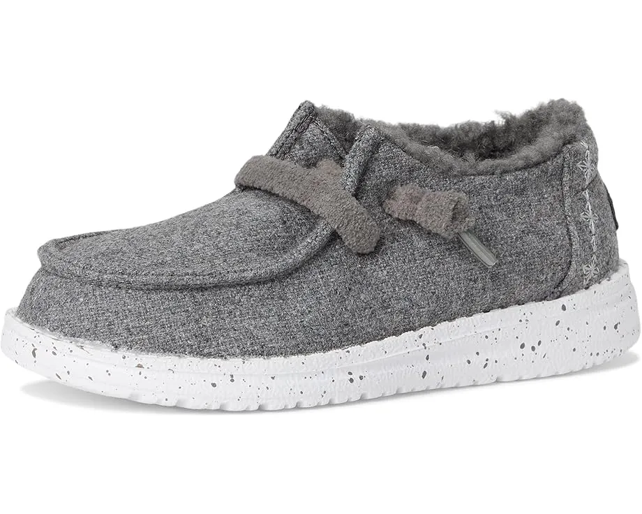 Hey Dude Kids Wendy Wool Cozy детские лоферы из шерсти с утепленной подкладкой