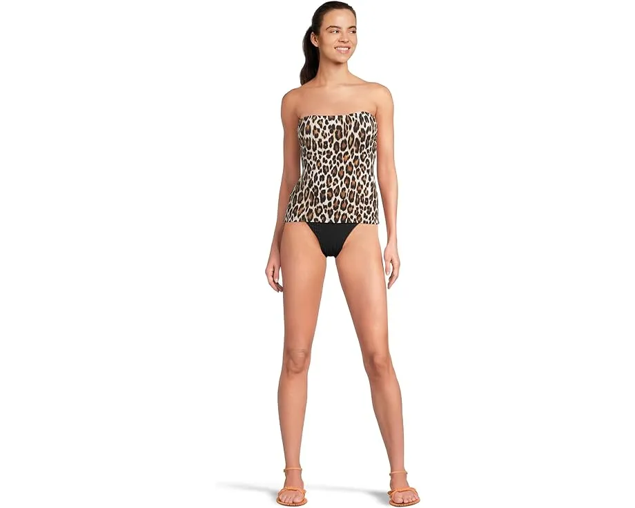 Купальник Tommy Bahama Island Cays Leopard Bandini с чашками и регулируемыми лямками