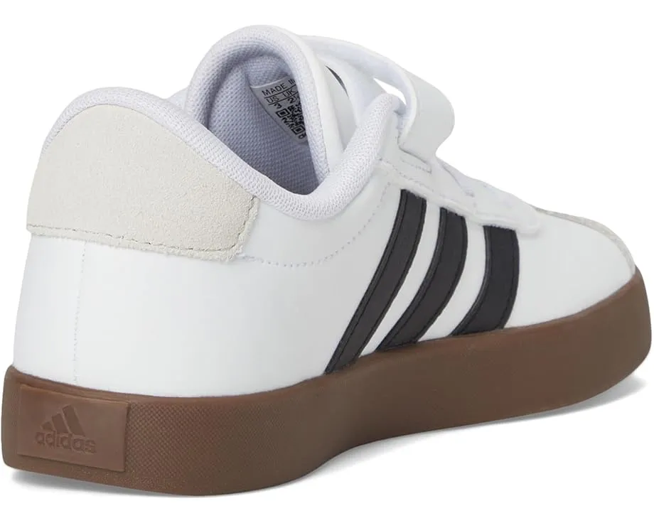 Кроссовки Adidas VL Court 3.0 с эластичными шнурками для детей