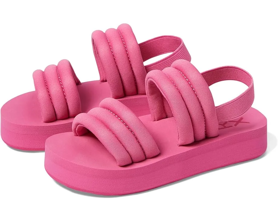 Roxy Totally Tubular детские сандалии на стеганой подкладке Lycra