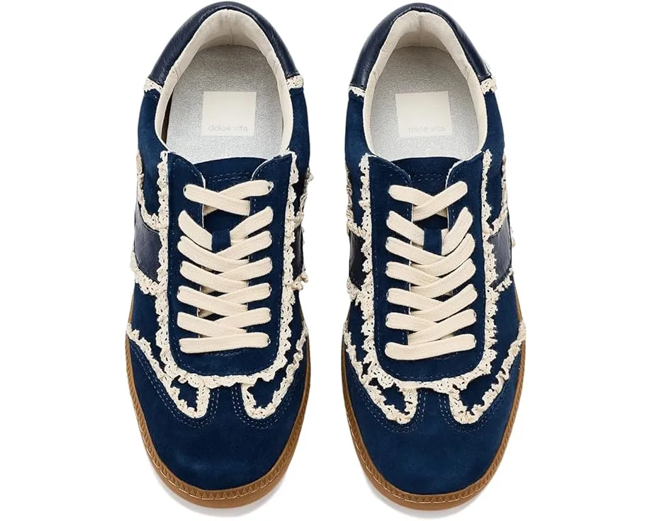 Кроссовки Dolce Vita Notice Lace из кожи и замши с кружевными вставками