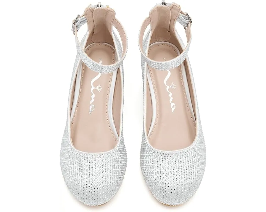 Туфли-лодочки Nina Kids Lennie 2 для девочек с кристаллами