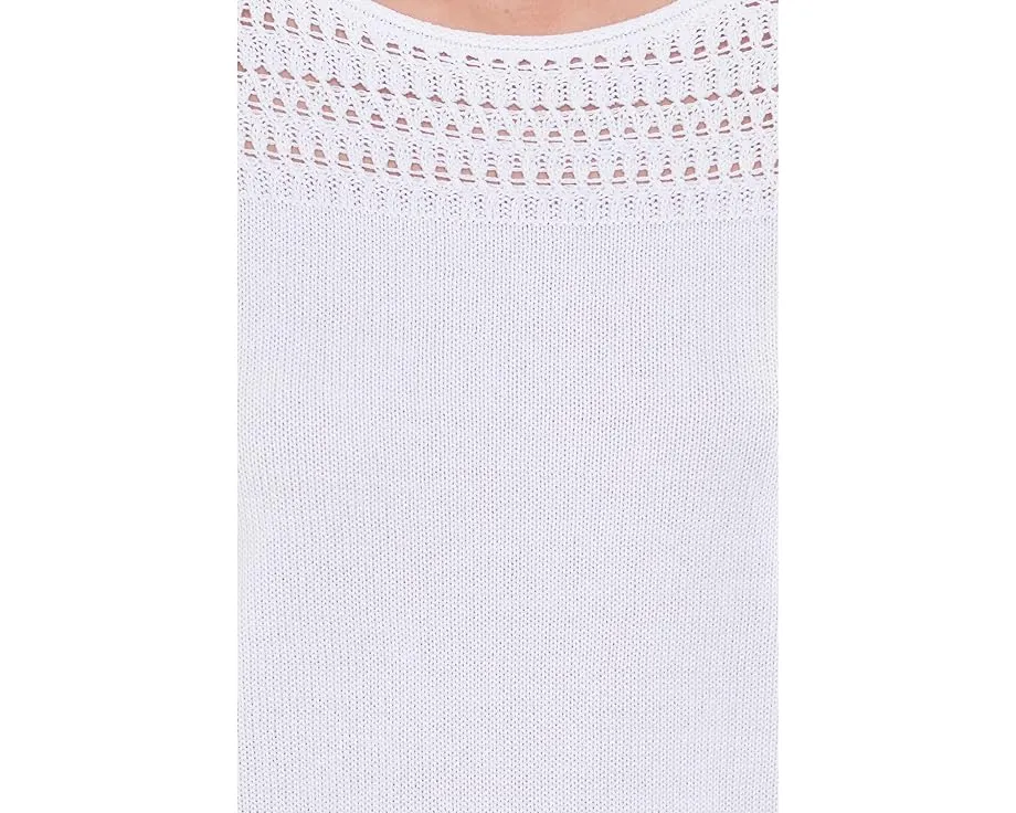 Свитер Placed Pointelle с ажурной вязкой и длинными рукавами NIC+ZOE