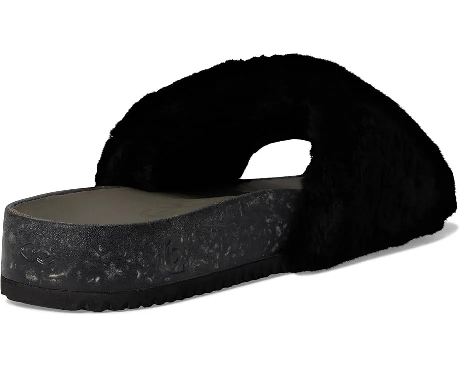 Сандалии Fleks San Ysidro с кожаной стелькой и овчиной на ремешке