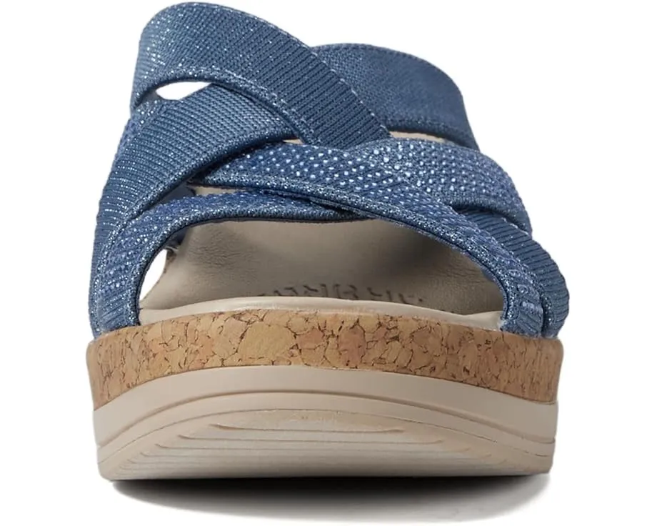 Bzees Сандалии Reign Wedge с пробковым клином и поддержкой свода стопы