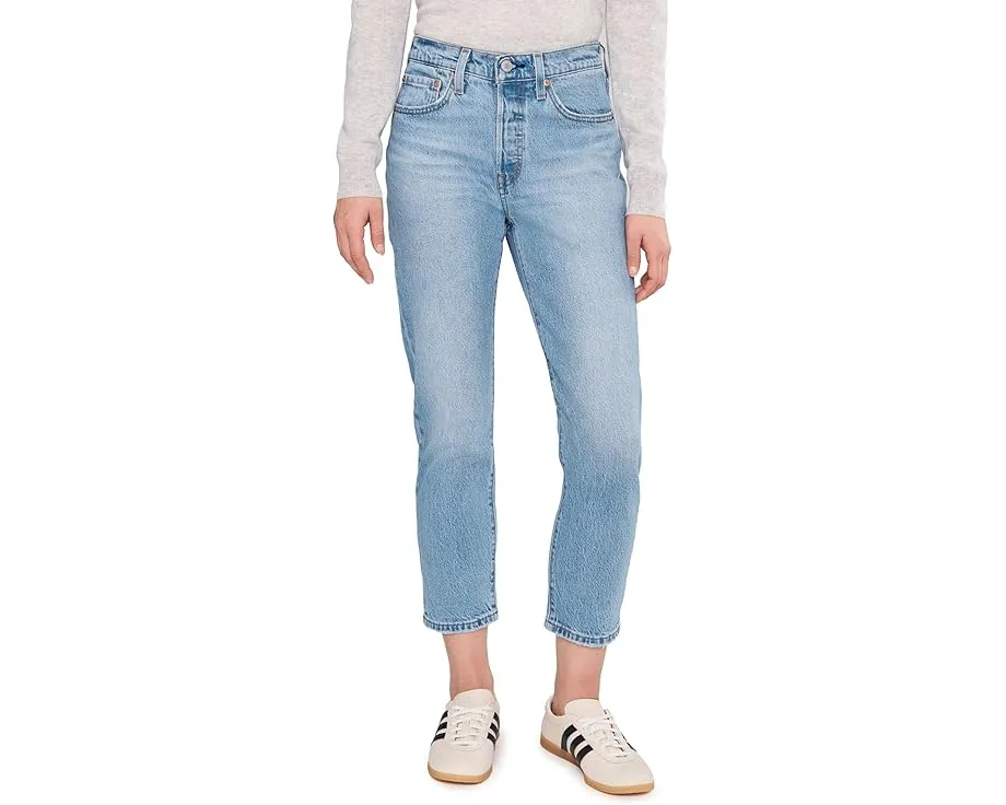 Кроп-джинсы Levi's Womens 501 с прямым кроем и классическим дизайном