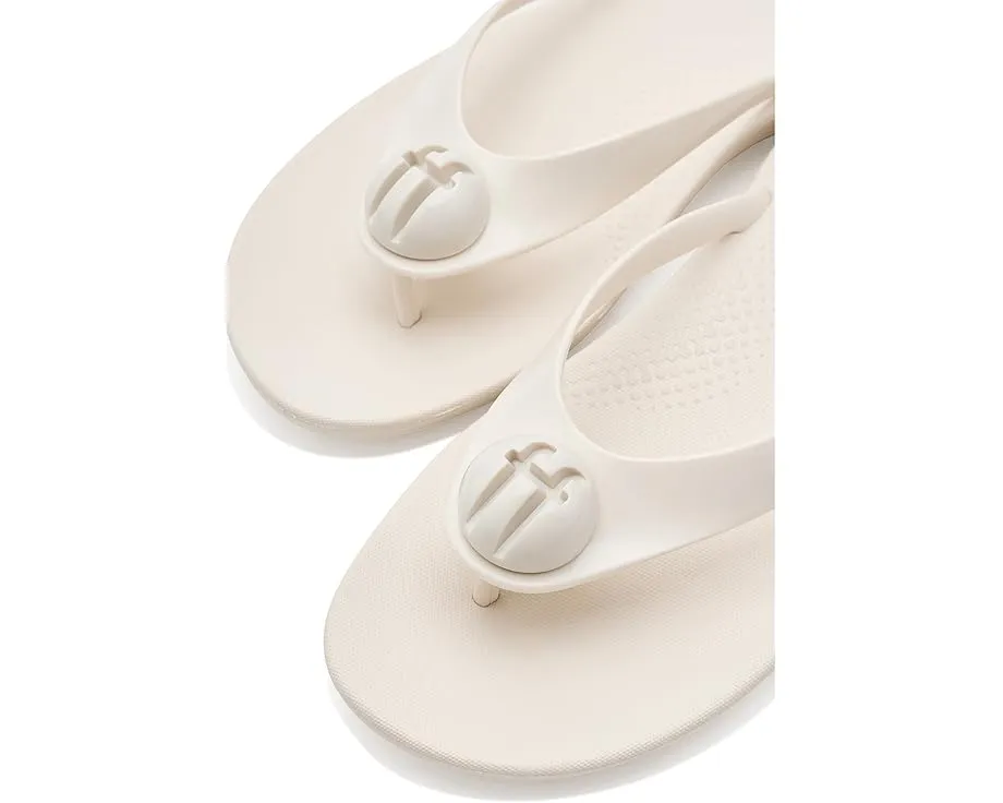 Шлепанцы iQushion Glossy Button FitFlop с резиновым верхом