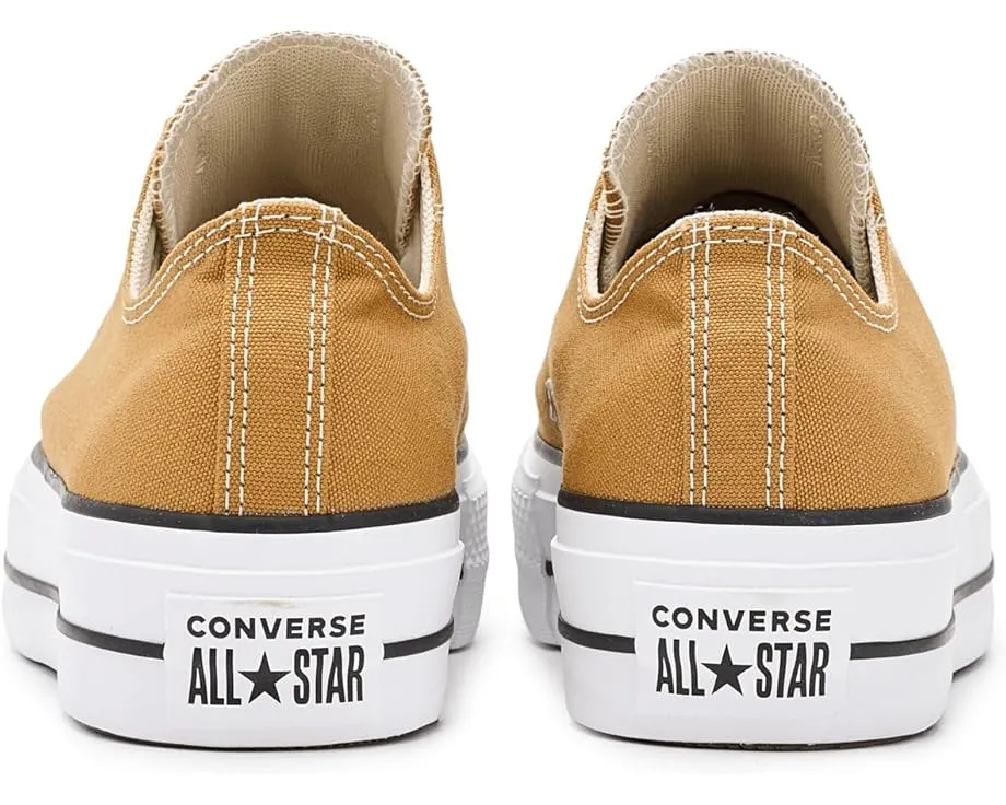 Кроссовки Converse Chuck Taylor All Star Lift Platform Low Top с платформой и круглым носком