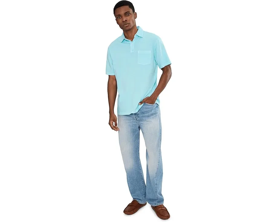 Поло Vineyard Vines Surf Polo из пима-хлопка с карманом на груди