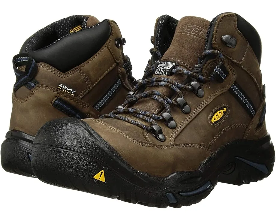 Водонепроницаемые ботинки KEEN Utility Braddock Mid AL со стальным носком