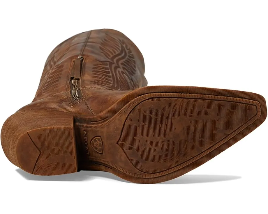 Ковбойские сапоги Ariat Guinevere Western до колена с молнией и квадратным носком