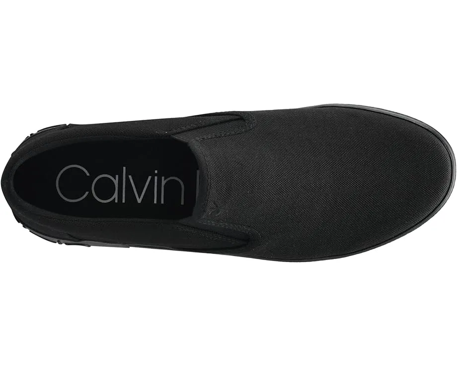 Слипоны Calvin Klein Ryor с текстильным верхом и контрастной подошвой