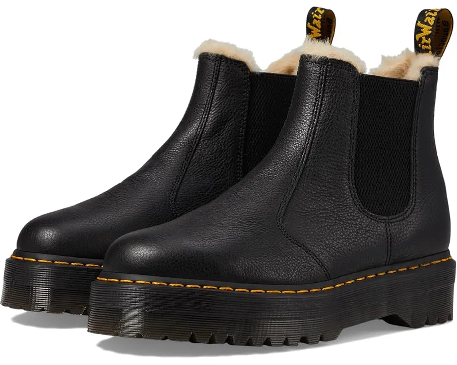 Ботинки Dr. Martens 2976 Chelsea на платформе с искусственным мехом внутри