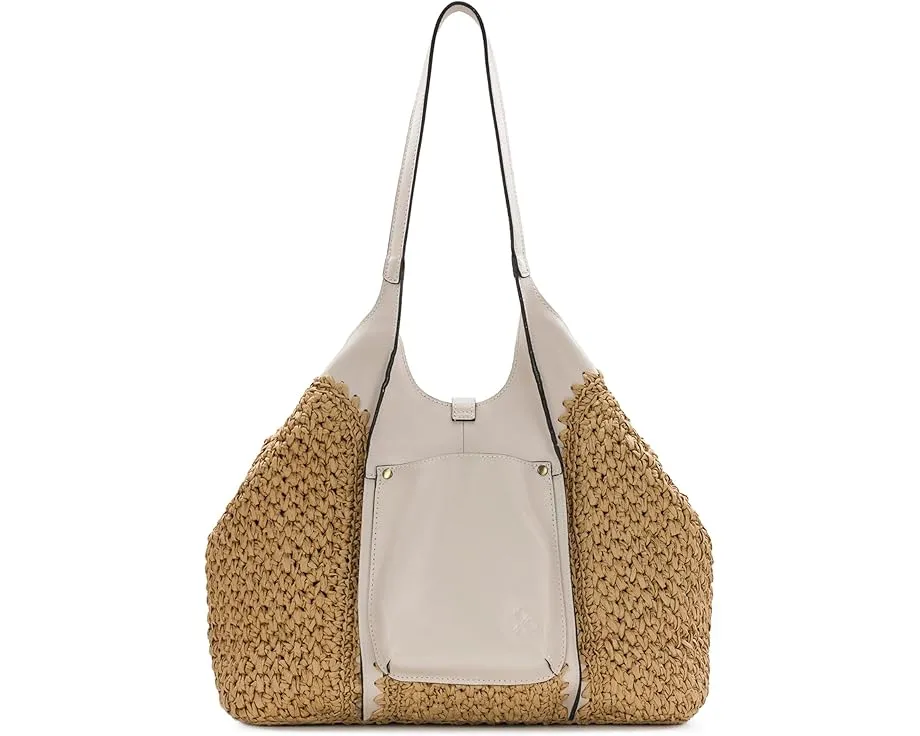Сумка-сатчел Patricia Nash Santorini из бумажной соломки с магнитной застежкой