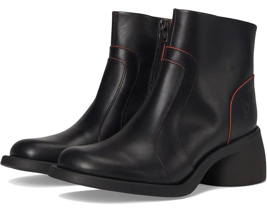 Ботинки Hewi304fly на расклешенном каблуке из мягкой кожи FLY LONDON