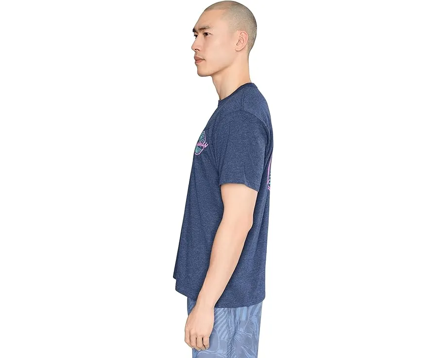 Футболка Chubbies The Night Never Sleeps с принтом спереди и сзади из хлопка