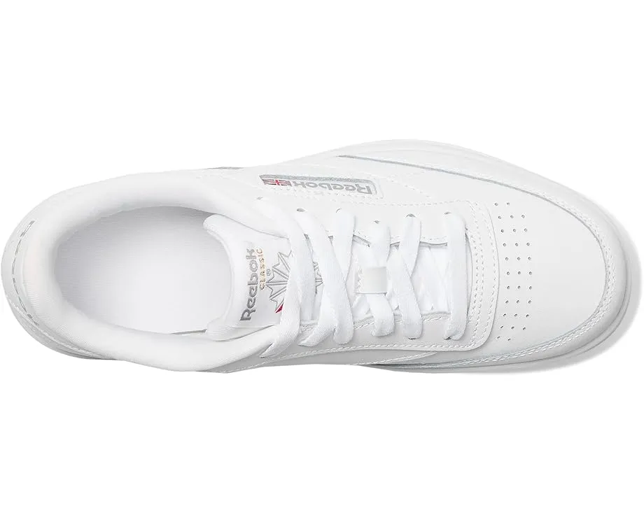Детские кроссовки Reebok Club C Double с верхом из синтетической кожи и текстиля