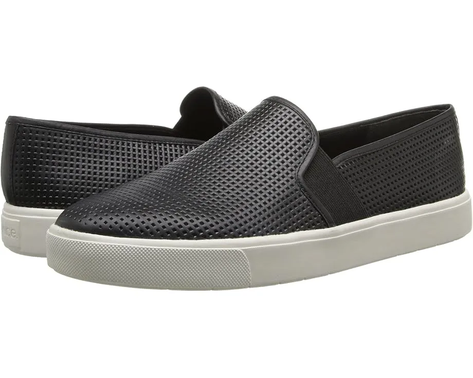 Перфорированные кеды Vince Blair 5 из нубука на липучках