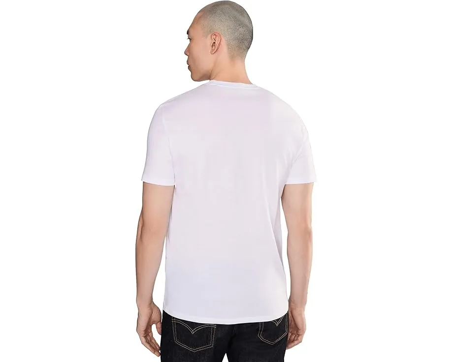 Футболка Armani Exchange Box Logo с круглым вырезом