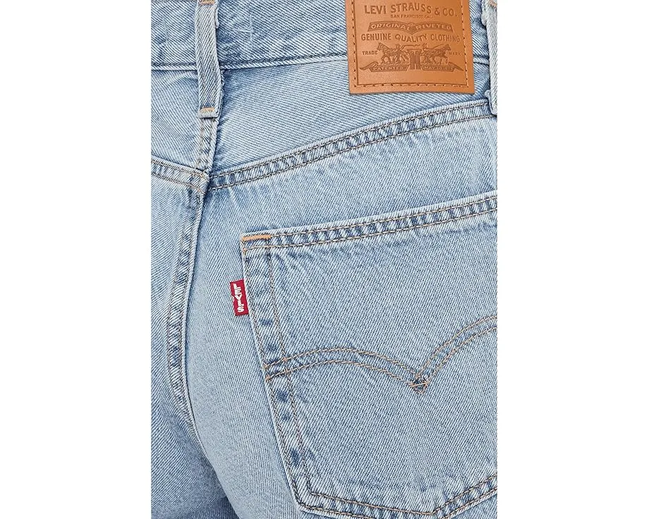 Шорты Levi's Premium Baggy Dad Jort из денима с прямым кроем