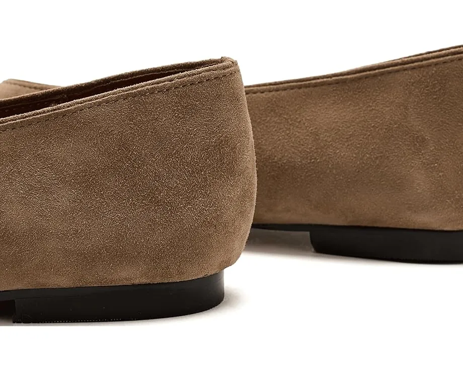 Балетки Madewell Sage с квадратным носком из мягкой замши
