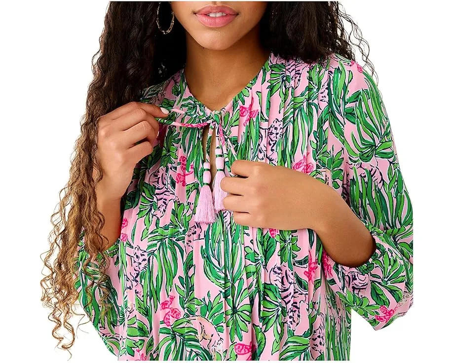 Туника Lilly Pulitzer Marilina с длинным рукавом и завязками