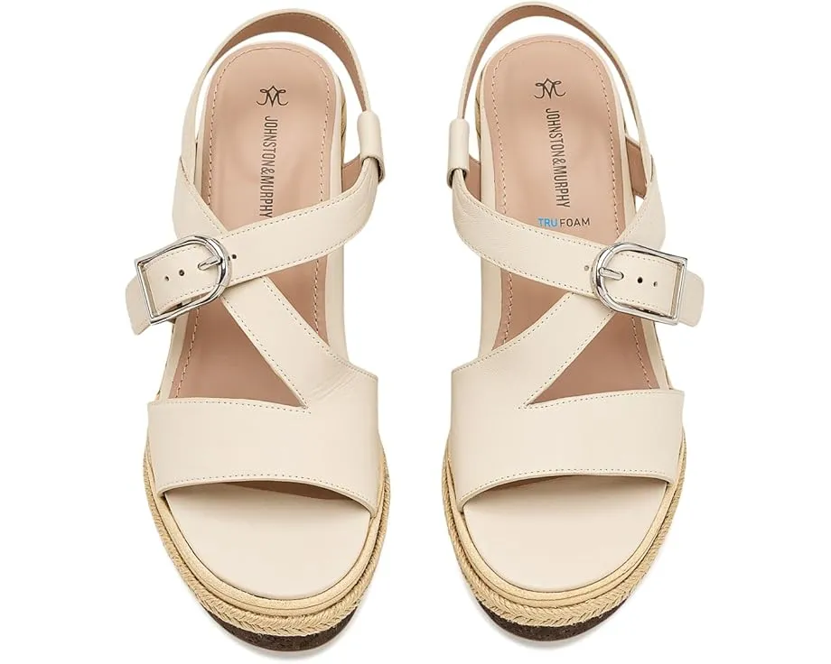 Клиновидные сандалии Johnston & Murphy Addison Asymmetrical Wedge