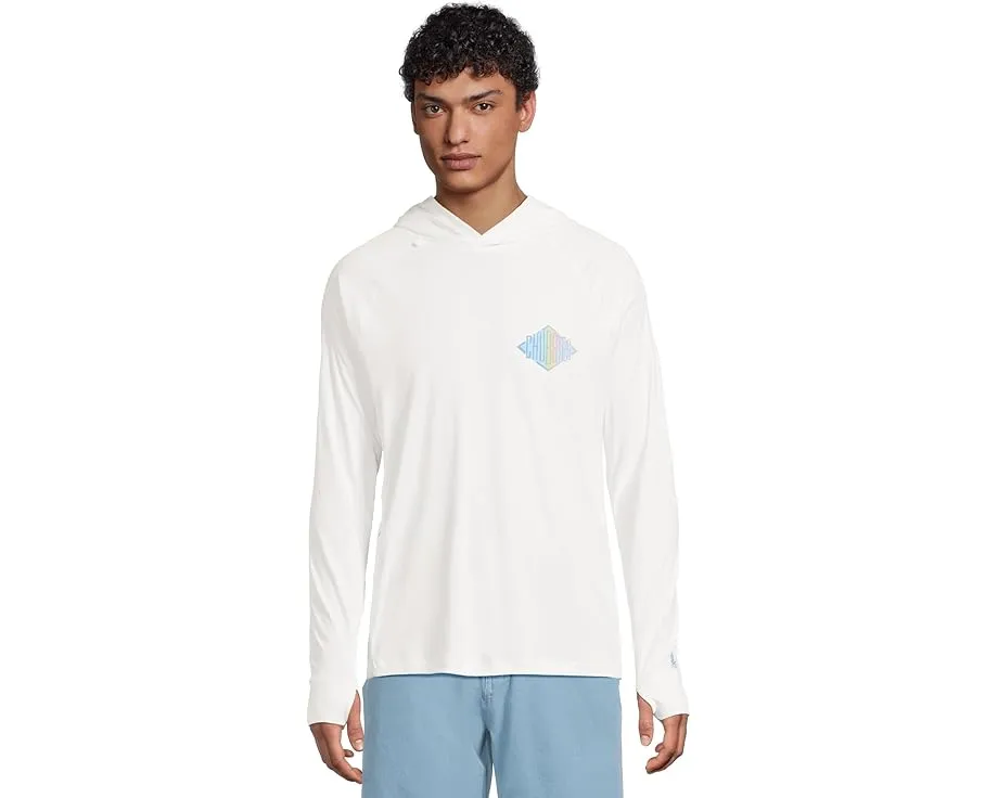 Толстовка с капюшоном Chubbies The Reflector для защиты от солнца с влагоотводящей тканью