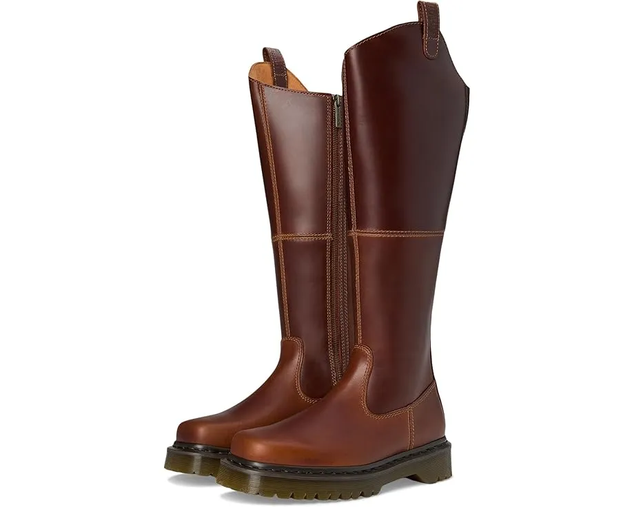 Сапоги Dr. Martens Amaayah Hi Leather Bex Riding до колена на платформе