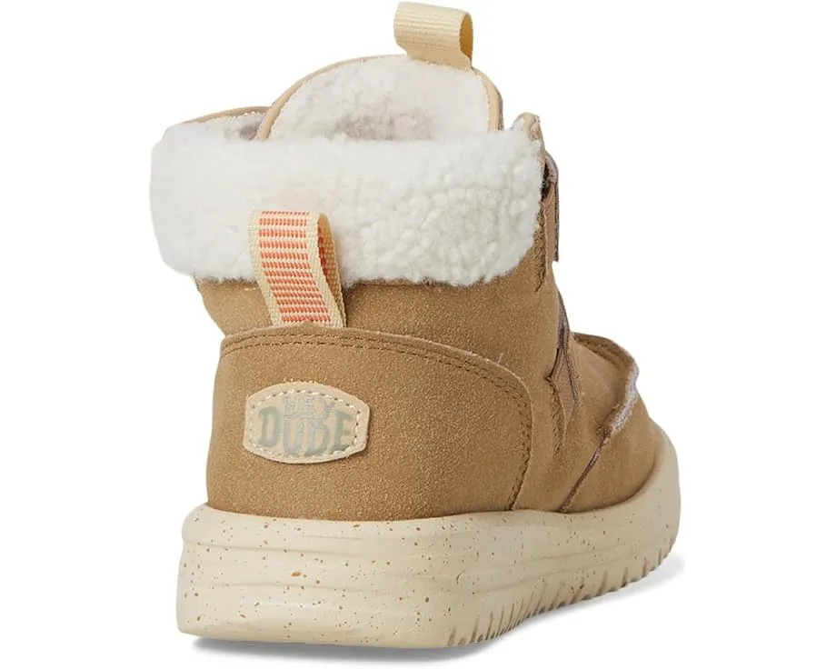 Ботильоны Bradley Cozy от Hey Dude Kids с искусственным мехом и липучками