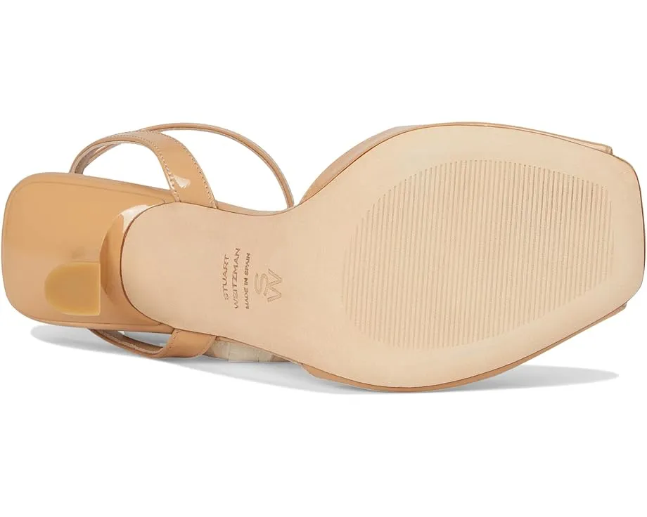Босоножки Val Sandal 85 Stuart Weitzman на шпильке с квадратным носком