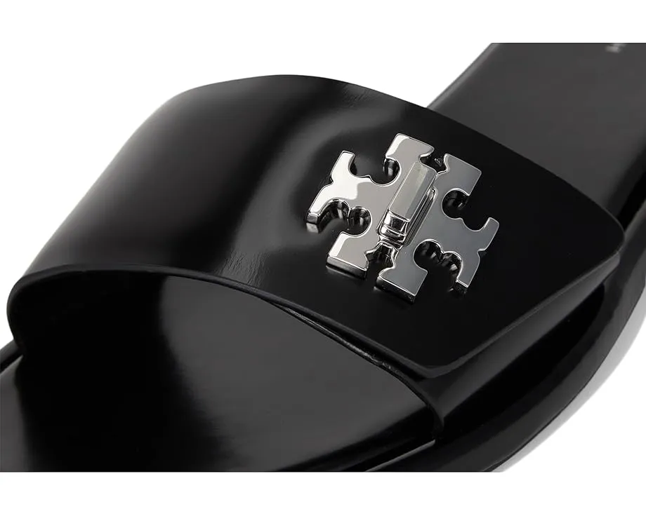Сандалии Tory Burch T Lock Slide с широким ремешком и логотипом