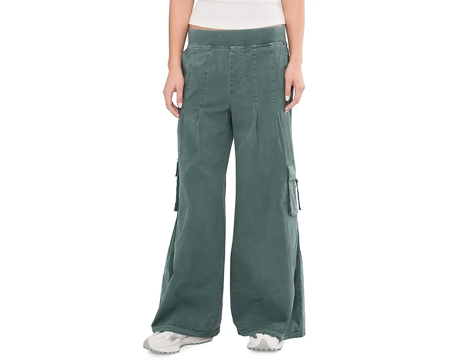 Широкие брюки XCVI Erwin Wide Leg с боковыми складками и карманами