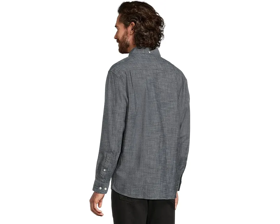 Рубашка L.L.Bean Comfort Stretch Chambray с длинным рукавом традиционного кроя навыпуск