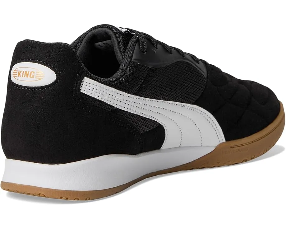 Футбольные бутсы Puma King Top для залов с декор-строчкой и мягким искусственным замшем