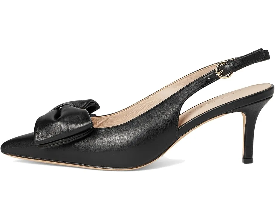 Jack Rogers Туфли Maclean Bow Sling на шпильке с бантом и металлическим эффектом