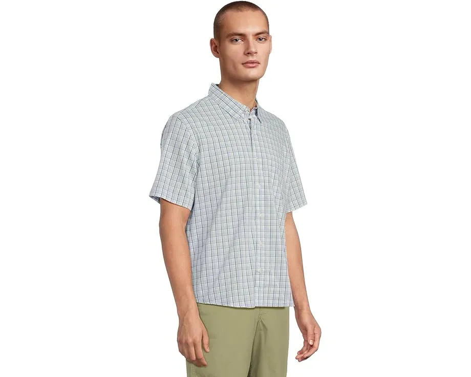 Рубашка L.L.Bean Comfort Stretch Performance в клетку с коротким рукавом и эластичной тканью