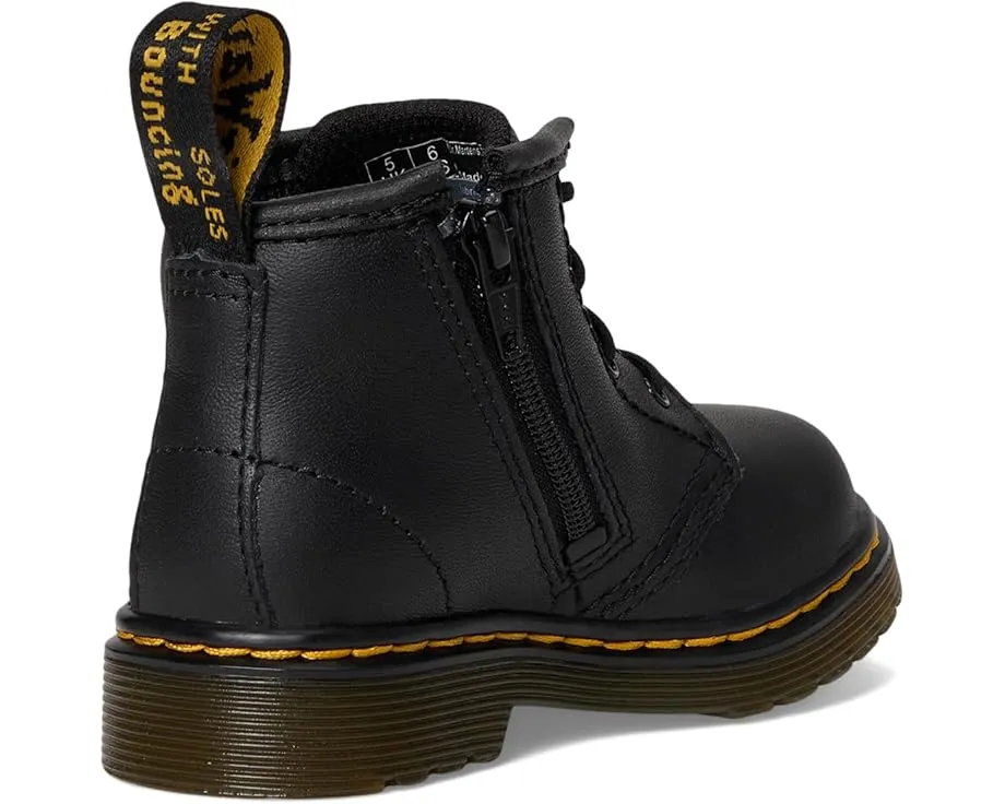 Детские ботинки Dr. Martens 1460 I со шнуровкой и боковой молнией