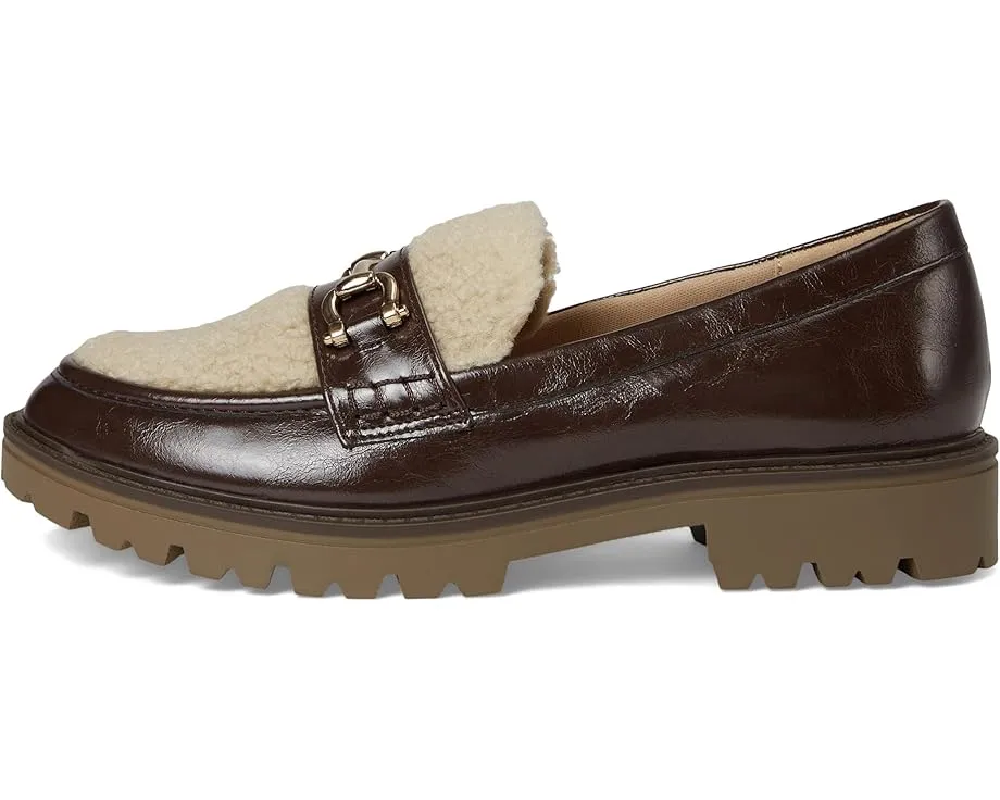 Лоферы Jessamey на удобном каблуке из гладкой кожи Journee Collection