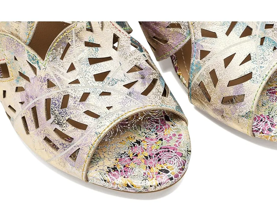 Ботинки L'Artiste by Spring Step Icon-Met с геометрическими вырезами и скульптурным каблуком