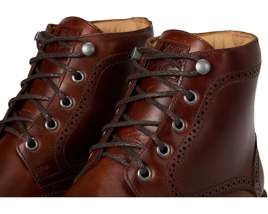 Ботинки Martin Dingman Old Row Wingtip с кожаным верхом и блоком каблука