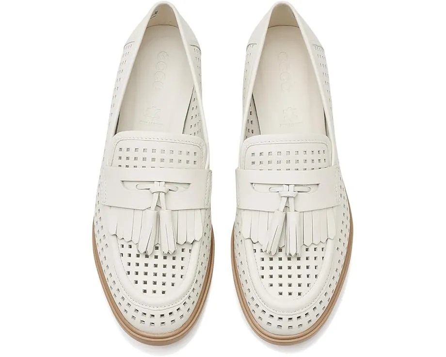 ECCO Dress Classic 15 лоферы с кисточкой и перфорацией на каблуке 15 мм