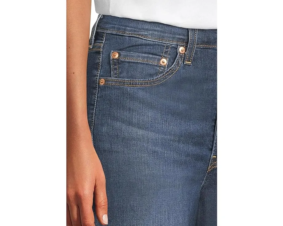 Джинсы Levi's Ribcage Straight Ankle с высокой посадкой